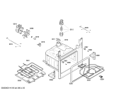 Схема №1 HBA21B150E Horno bosch indep.multif.inox.avisador с изображением Передняя часть корпуса для плиты (духовки) Bosch 00672550