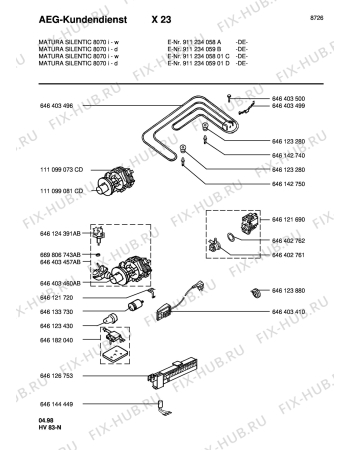 Взрыв-схема посудомоечной машины Matura MAT8070ID - Схема узла Section3