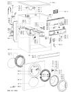 Схема №1 AWO/D 42115 с изображением Обшивка для стиральной машины Whirlpool 481245216823
