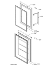 Схема №1 KA2411L/A01 с изображением Дверь для холодильной камеры Aeg 8090542039