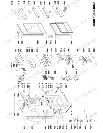 Схема №1 KGIN 3305/A+ с изображением Сенсорная панель для холодильной камеры Whirlpool 481050267472