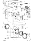 Схема №1 AWOE 1000 с изображением Обшивка для стиральной машины Whirlpool 481010514542