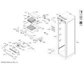 Схема №1 RW464301 Gaggenau с изображением Монтажный набор для холодильника Siemens 11015747