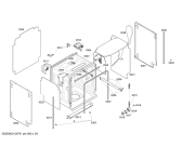 Схема №2 DWHD94BS Thermador с изображением Внешняя дверь для посудомоечной машины Bosch 00244889