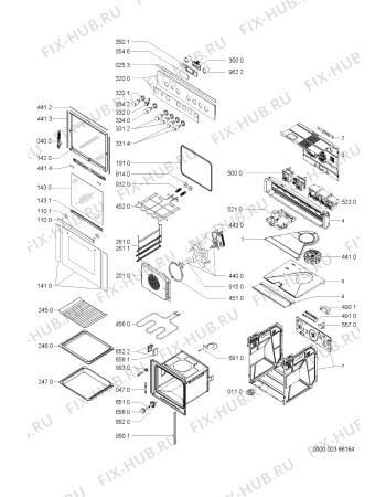 Схема №1 EMZ5469/IN с изображением Панель для духового шкафа Whirlpool 481245249168
