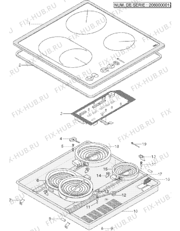 Схема №1 KT6003QOIX (F028081) с изображением Обшивка для электропечи Indesit C00093668