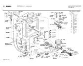 Схема №2 SMS5086II с изображением Передняя панель для посудомойки Bosch 00286542
