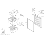 Схема №2 KGN39LW10R с изображением Дверь морозильной камеры для холодильной камеры Bosch 00772467