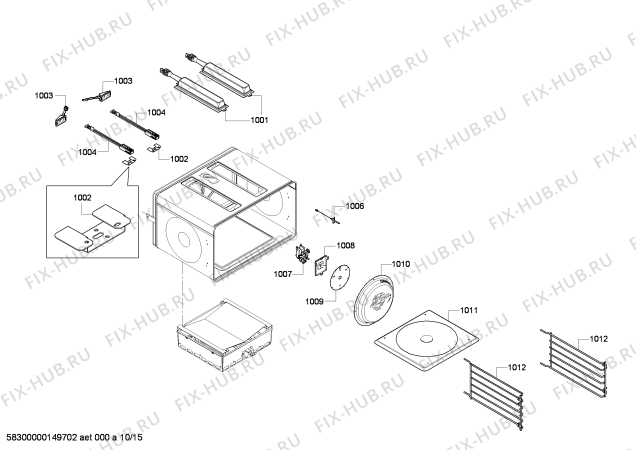 Схема №4 PRL486EDG Thermador с изображением Кабель для плиты (духовки) Bosch 00650842