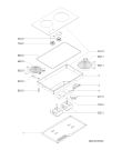 Схема №1 CKH 422 с изображением Монтажный набор для электропечи Whirlpool 481231038577