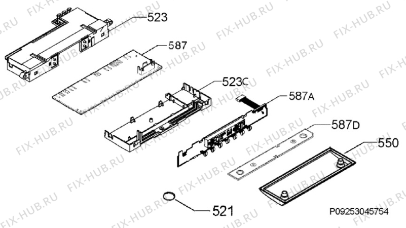 Взрыв-схема холодильника Aeg Electrolux S73600CSM0 - Схема узла Diffusor