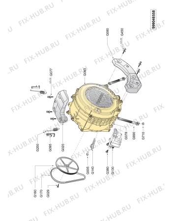 Схема №2 AWG 910 D BAL с изображением Микромодуль для стиралки Whirlpool 480111101639