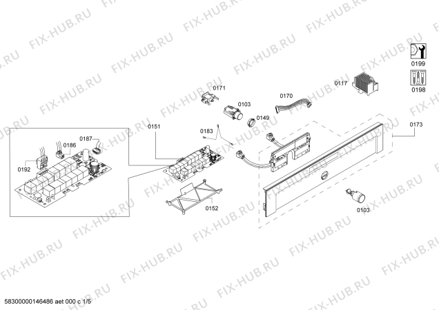 Схема №1 3HB570XP horn.balay.py.2d.CFg.E3_MCT_X.pt_crr.inx с изображением Кольцо для электропечи Bosch 00615575