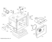 Схема №2 HBG76U650 Bosch с изображением Панель управления для плиты (духовки) Bosch 00741276