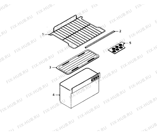 Взрыв-схема холодильника Tricity Bendix EBL5/3W - Схема узла Furniture
