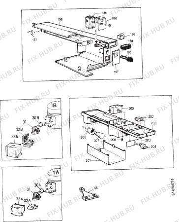 Взрыв-схема холодильника Electrolux ER3408B - Схема узла Section 5