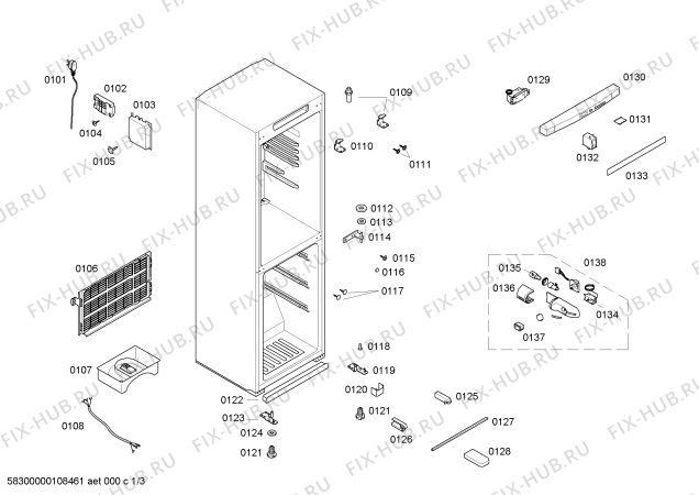 Схема №1 CK266301 с изображением Поднос для холодильника Bosch 00444076