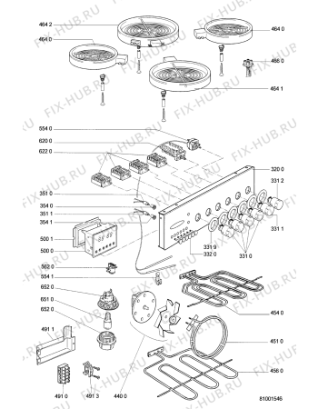 Схема №2 ACM 382 WH с изображением Обшивка для духового шкафа Whirlpool 481245248188