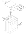 Схема №2 KN6110W1 (262242, F7312ZGRUW) с изображением Нагревательный элемент для электропечи Gorenje 345650