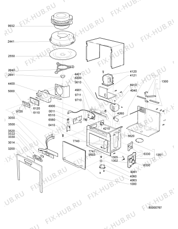 Схема №1 MC60SS1 (F090940) с изображением Руководство для микроволновки Indesit C00365318