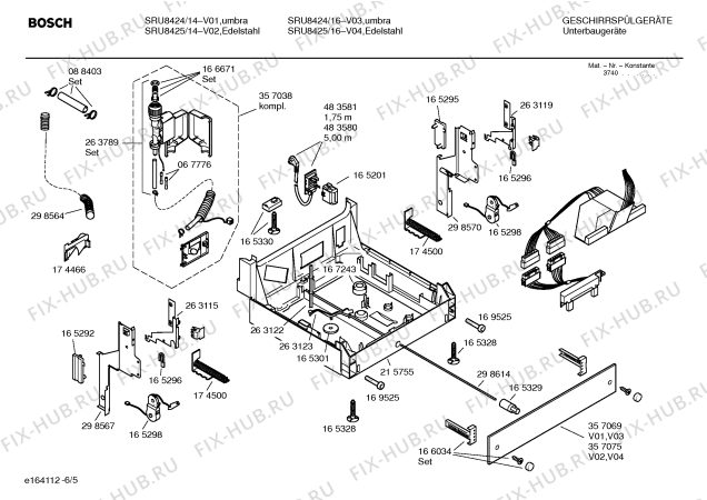 Схема №2 SRU8424 Exclusiv с изображением Кнопка для посудомойки Bosch 00416392