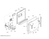 Схема №1 SGV47T03EU с изображением Набор кнопок для электропосудомоечной машины Bosch 00425569