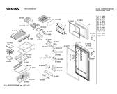 Схема №2 KS40U640NE с изображением Дверь для холодильной камеры Siemens 00239385