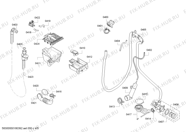 Схема №1 WLK20226IT Serie 6 с изображением Панель управления для стиралки Bosch 00792731