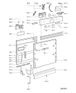 Схема №1 ADG 8393 IX с изображением Блок управления для электропосудомоечной машины Whirlpool 480140102867