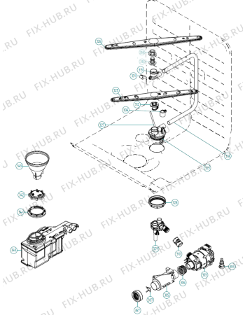 Схема №2 D 5137 XL NO   -Vit Avh. (339059, DW70.5) с изображением Накладка на панель управления для посудомойки Gorenje 271740