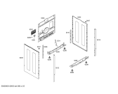 Схема №1 P1HCB31329 с изображением Панель управления для плиты (духовки) Bosch 00668282