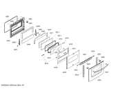 Схема №1 C302BS с изображением Декоративная рамка для плиты (духовки) Bosch 00440615