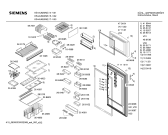 Схема №3 KS44U620NE с изображением Дверь для холодильника Siemens 00240697