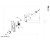 Схема №1 JM26AA50 с изображением Панель управления для микроволновой печи Bosch 00745164