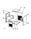 Схема №1 ADN108 с изображением Часть корпуса для холодильника Whirlpool 482000007594