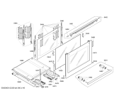Схема №1 HEN300551 с изображением Панель управления для духового шкафа Bosch 00662959
