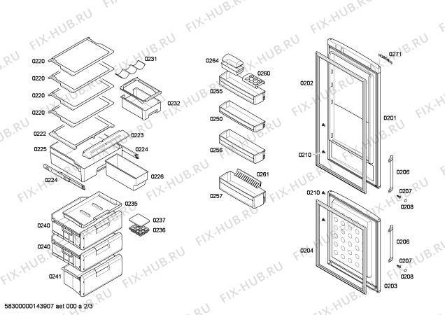 Схема №1 KGS36A10 с изображением Вкладыш в панель для холодильника Bosch 00675949