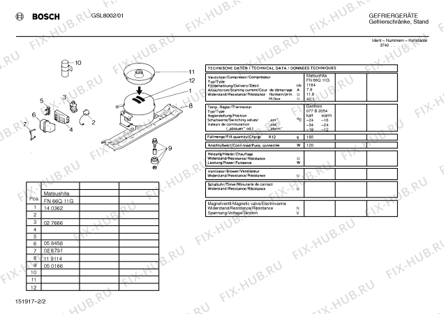 Схема №1 GSL8100 с изображением Панель для холодильной камеры Bosch 00282589