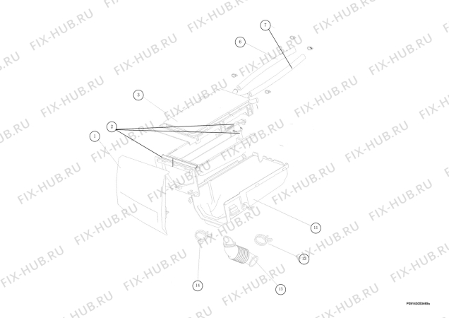 Взрыв-схема стиральной машины Zanussi ZWG1140M - Схема узла Hydraulic System 272