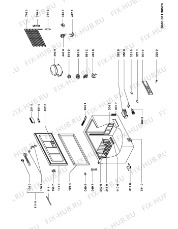Схема №1 AFG 531/H с изображением Конденсатор для холодильной камеры Whirlpool 481251148262