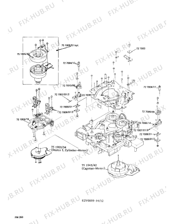 Взрыв-схема видеотехники Siemens FM350763 - Схема узла 12