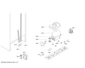 Схема №2 KGF39P98 с изображением Крышка для холодильной камеры Bosch 00609161