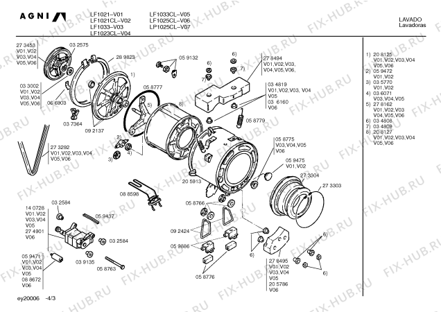 Схема №1 LF1025CL с изображением Панель для стиралки Bosch 00281549