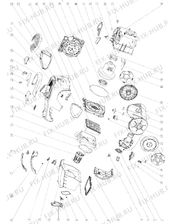 Схема №1 VCK1500EAIICYC (183968, VC-T3508) с изображением Колесо для мини-пылесоса Gorenje 190645