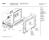 Схема №1 SGI53E02EU с изображением Передняя панель для электропосудомоечной машины Bosch 00438598