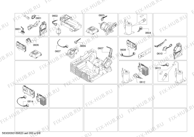 Взрыв-схема сушильной машины Bosch WTY88710EE HomeProfessional SelfCleaning Condenser - Схема узла 06