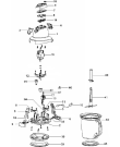Схема №1 SIC400EA (178214, E600CH) с изображением Электромотор для кухонного измельчителя Gorenje 185754