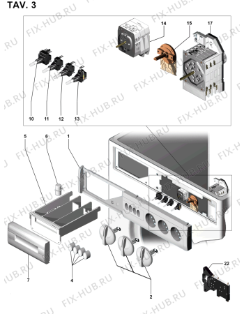 Схема №1 WDP1040TX (F015264) с изображением Емкоть для порошка для стиральной машины Indesit C00052835