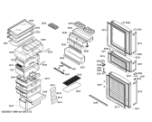 Схема №2 KG29FE40 с изображением Дверь для холодильной камеры Siemens 00244739