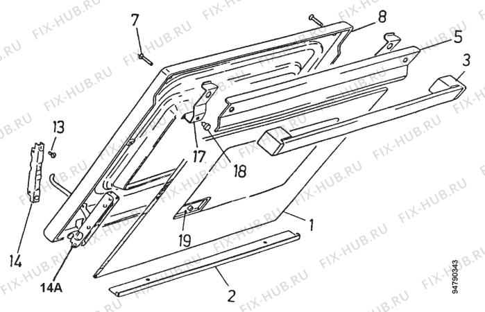 Взрыв-схема комплектующей Zanussi Z5531 - Схема узла Section 6